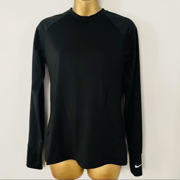 Nike Tops - Nike dri-fit black long sleeve top